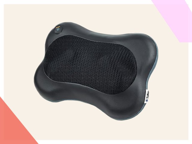 An image of a back and neck massage pillow