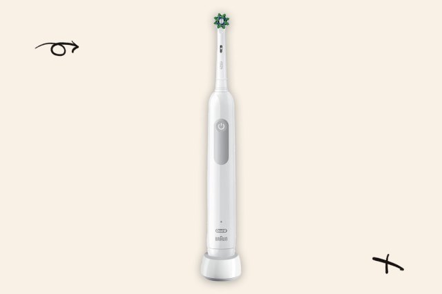 An image of the Oral-B Pro 1000 electric toothbrush