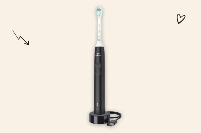 An image of the Philips Sonicare 4100 electric toothbrush