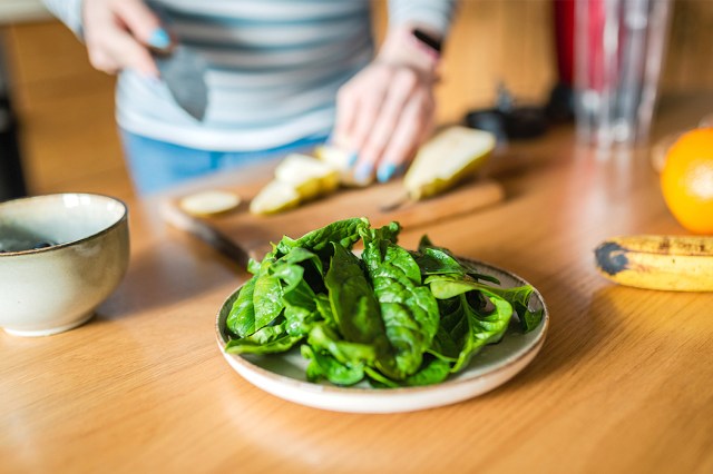 An image of a plate of greens