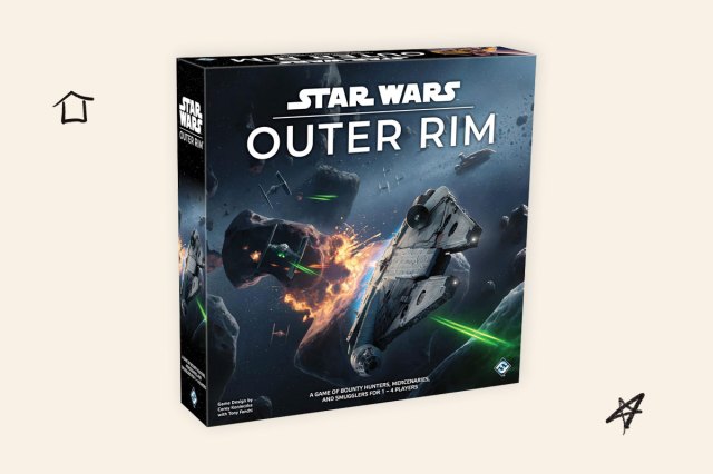 An image of the Star Wars Outer Rim board game box