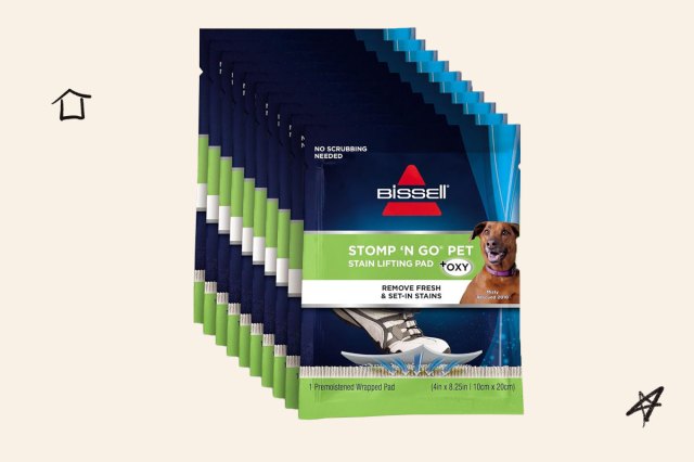 An image of the Bissell Stomp 'n Go pet stain pads