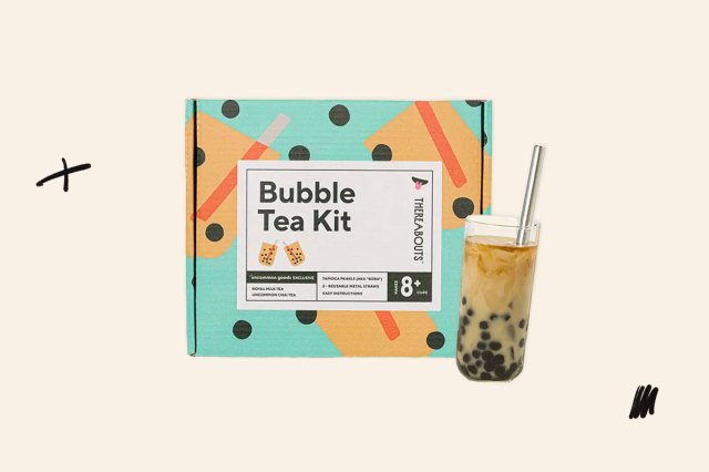 An image of the Uncommon Goods bubble tea kit