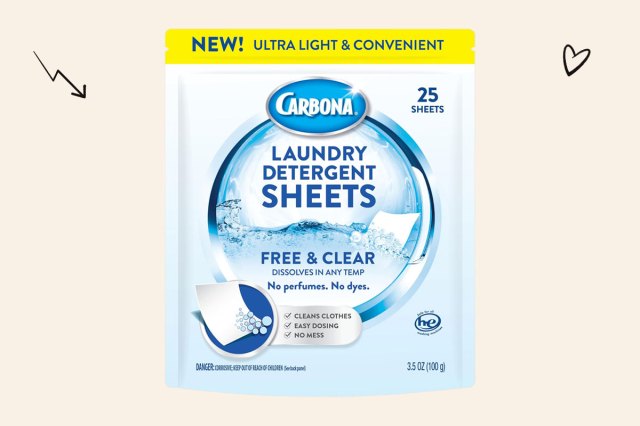 An image of the Carbona laundry sheets