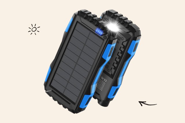 An image of a solar power bank 